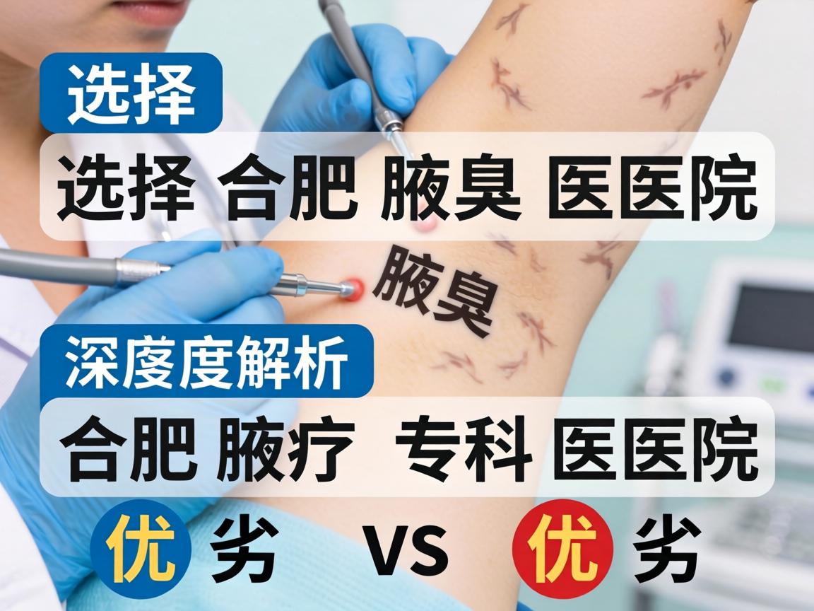 选择合肥腋臭医院，深度解析合肥腋臭专科医院的优劣对比