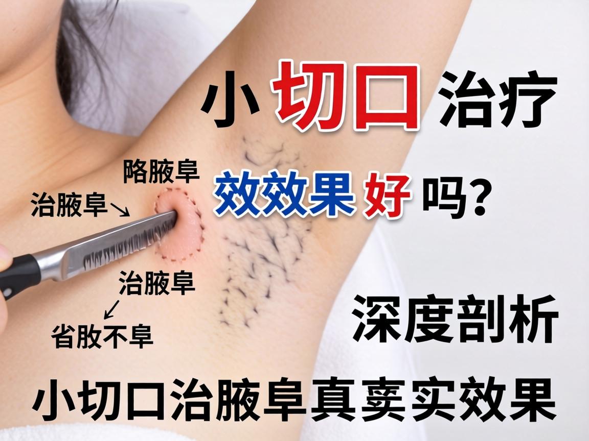小切口治疗腋臭效果好吗？深度剖析小切口治腋臭的真实效果