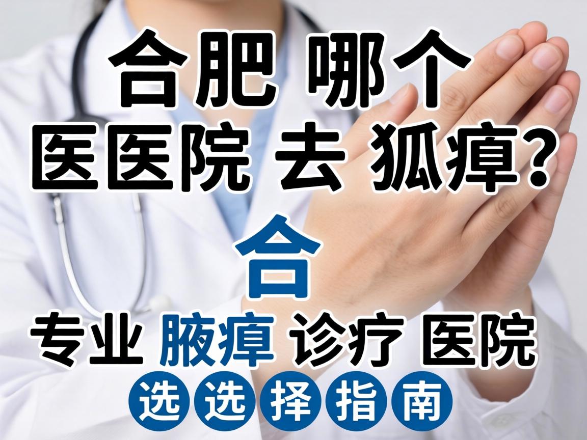 合肥哪个医院去狐臭？合肥专业腋臭诊疗医院选择指南