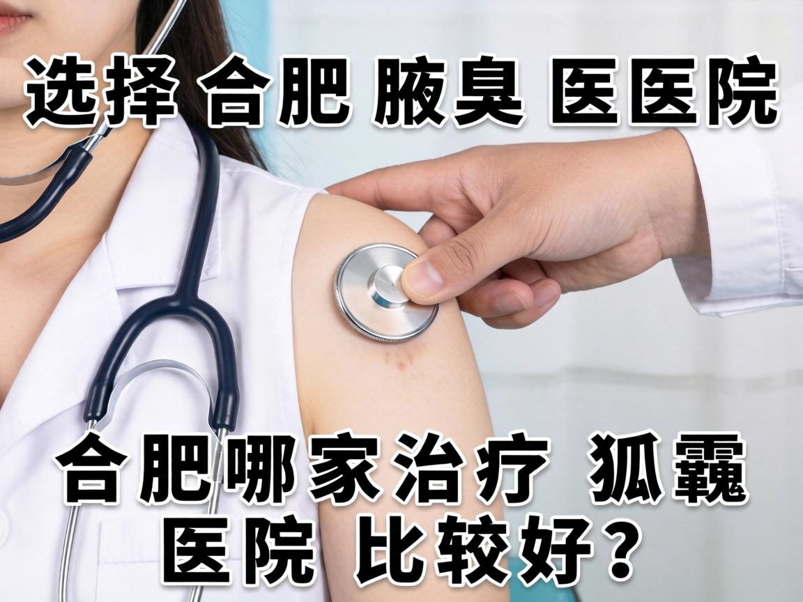 选择合肥腋臭医院，合肥哪家治疗狐臭医院比较好？