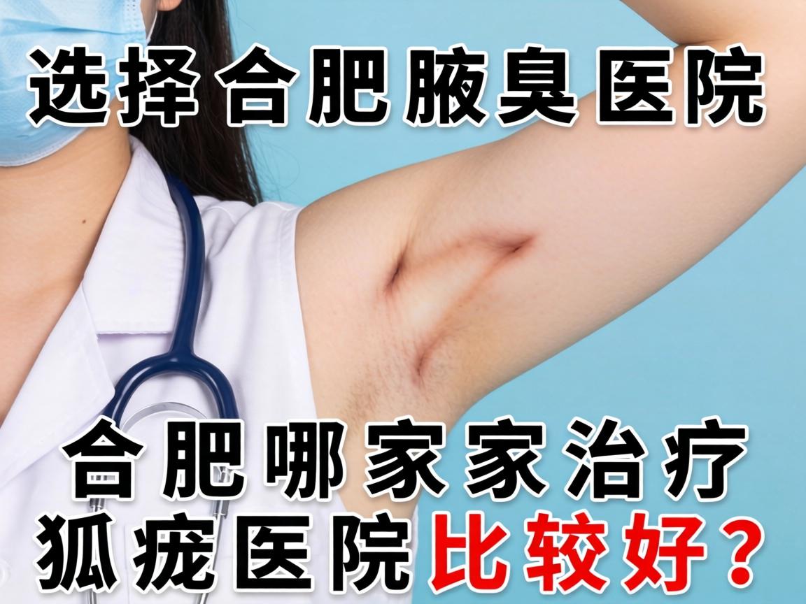 选择合肥腋臭医院，合肥哪家治疗狐臭医院比较好？