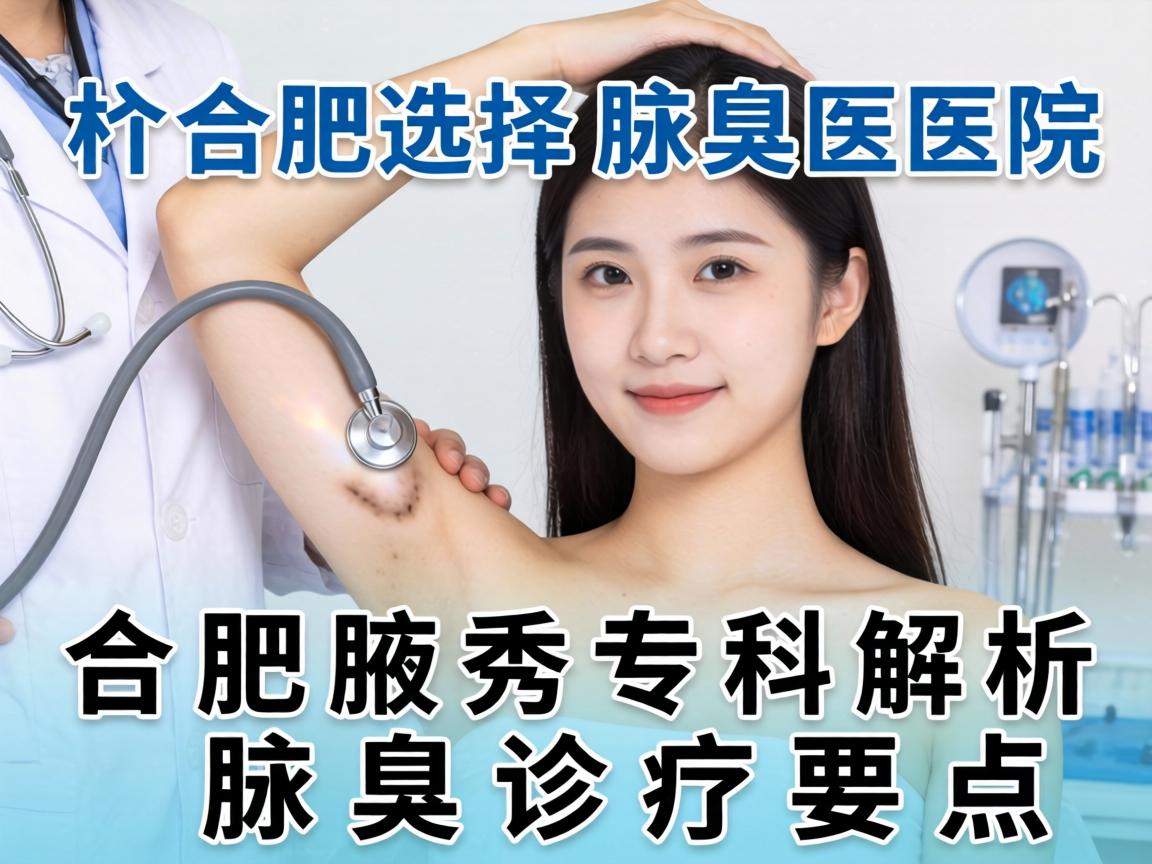 在合肥选择腋臭医院，合肥腋秀专科解析腋臭诊疗要点