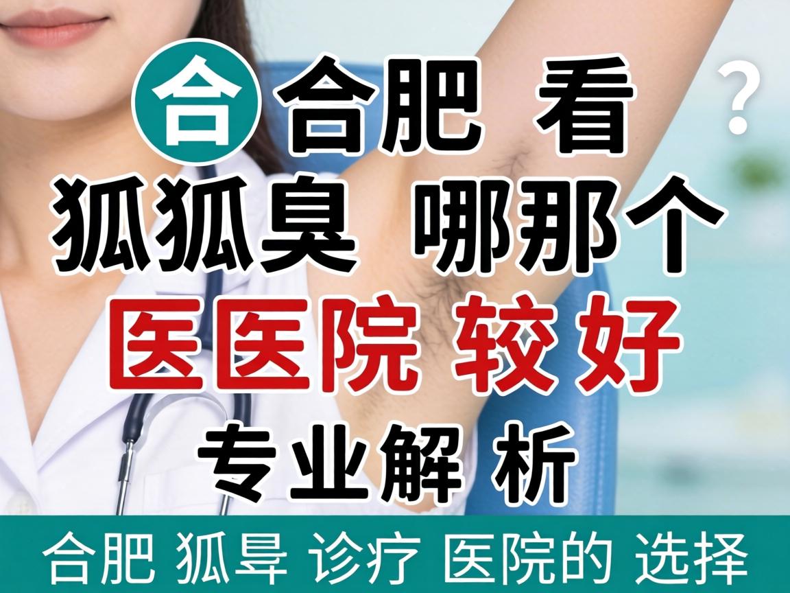 在合肥看狐臭哪个医院较好？专业解析合肥狐臭诊疗医院的选择