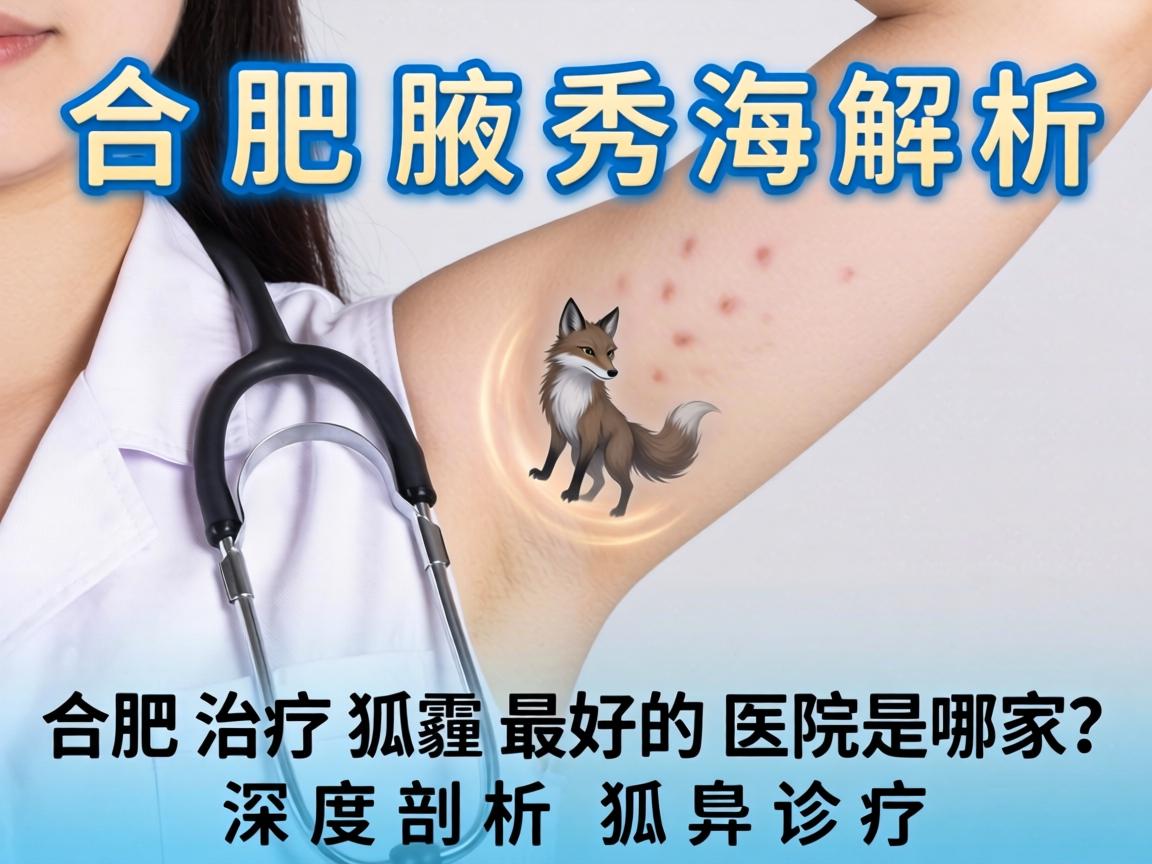 合肥腋秀解析，合肥治疗狐臭最好的医院是哪家？深度剖析狐臭诊疗