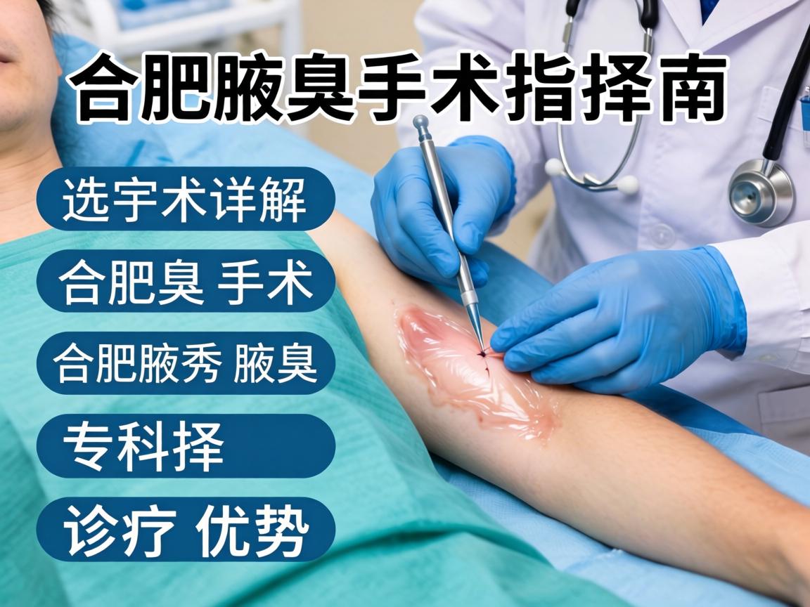 合肥腋臭手术选择指南,详解合肥腋秀腋臭专科的诊疗优势 合肥腋臭手术选择指南,详解合肥腋秀腋臭专科的诊疗优势