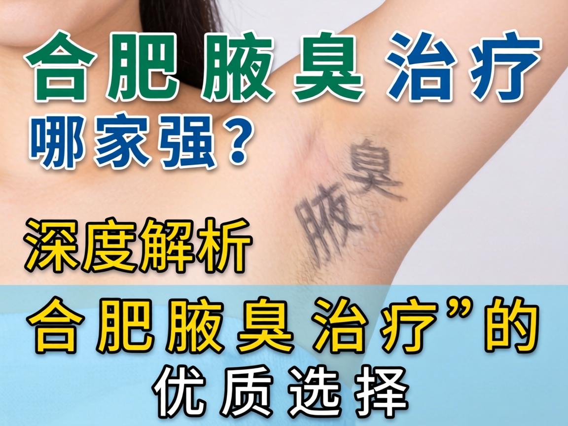 合肥腋臭治疗哪家强？深度解析合肥腋臭治疗的优质选择