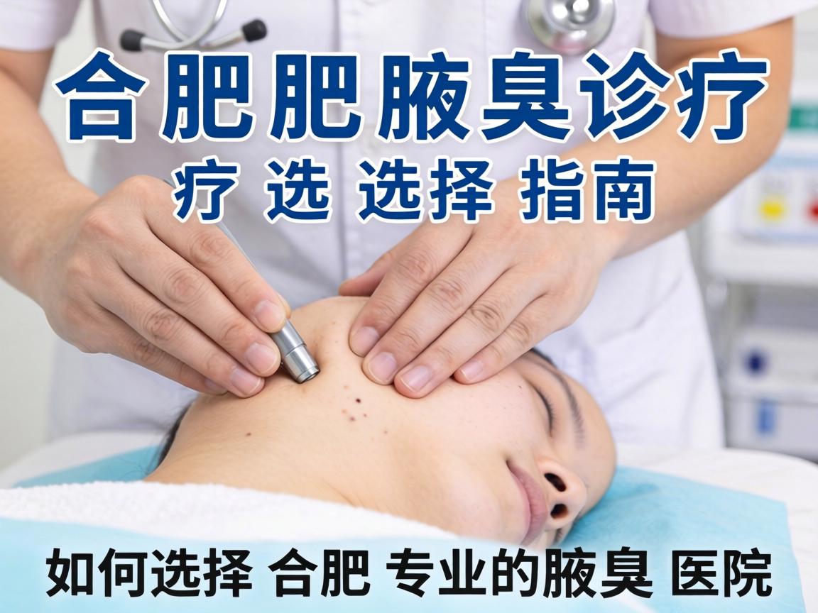 合肥腋臭诊疗选择指南，如何选择合肥专业的腋臭医院