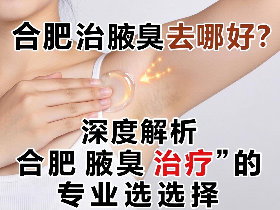 合肥治腋臭去哪好？深度解析合肥腋臭治疗的专业选择