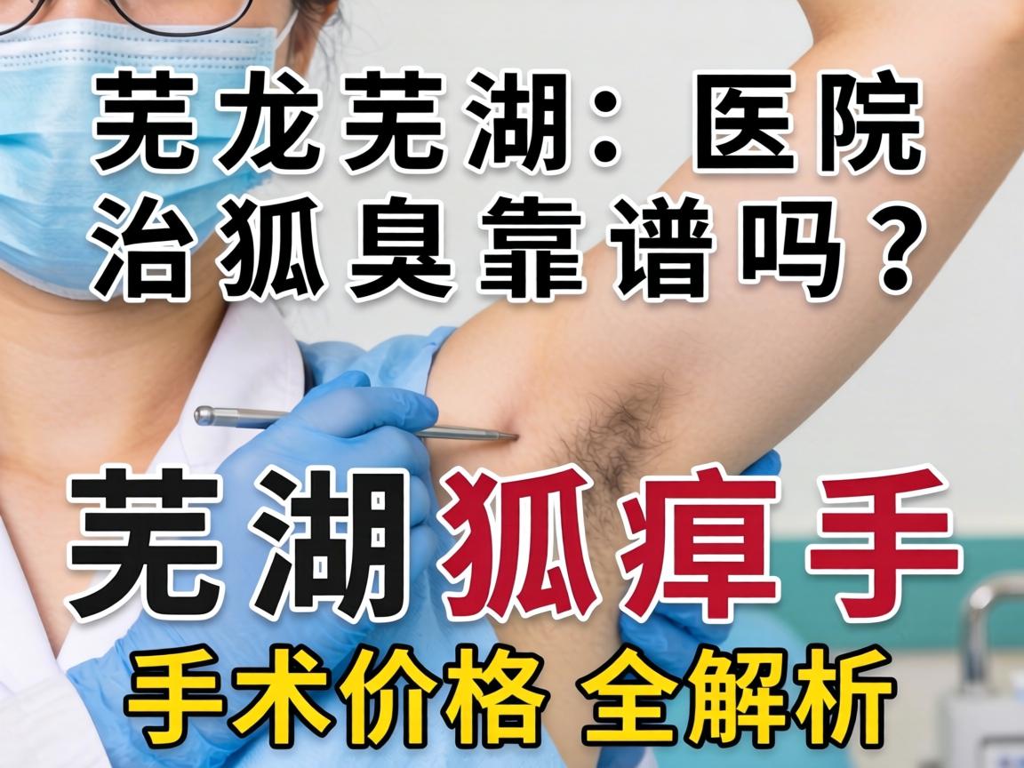 芜湖医院治狐臭靠谱吗？芜湖狐臭手术价格全解析