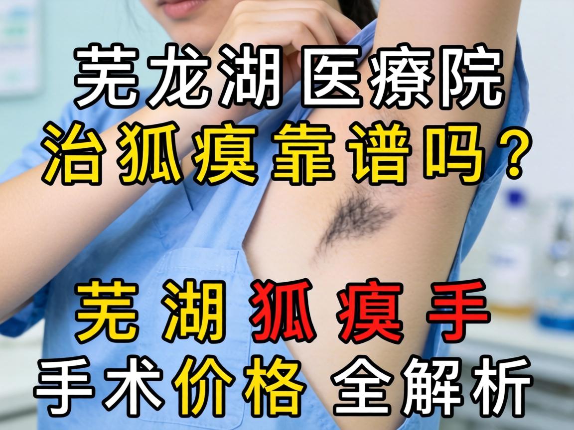 芜湖医院治狐臭靠谱吗？芜湖狐臭手术价格全解析