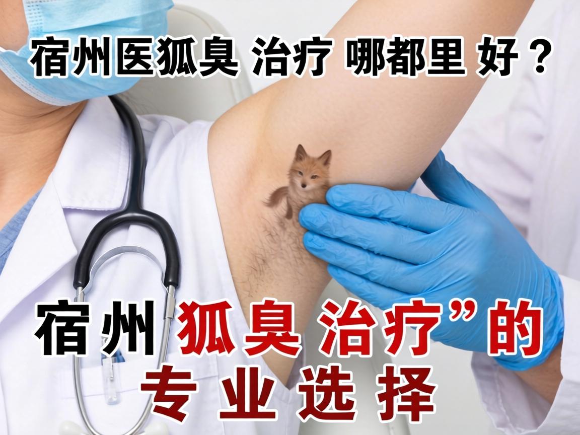 宿州狐臭治疗哪里好？详解宿州狐臭治疗的专业选择