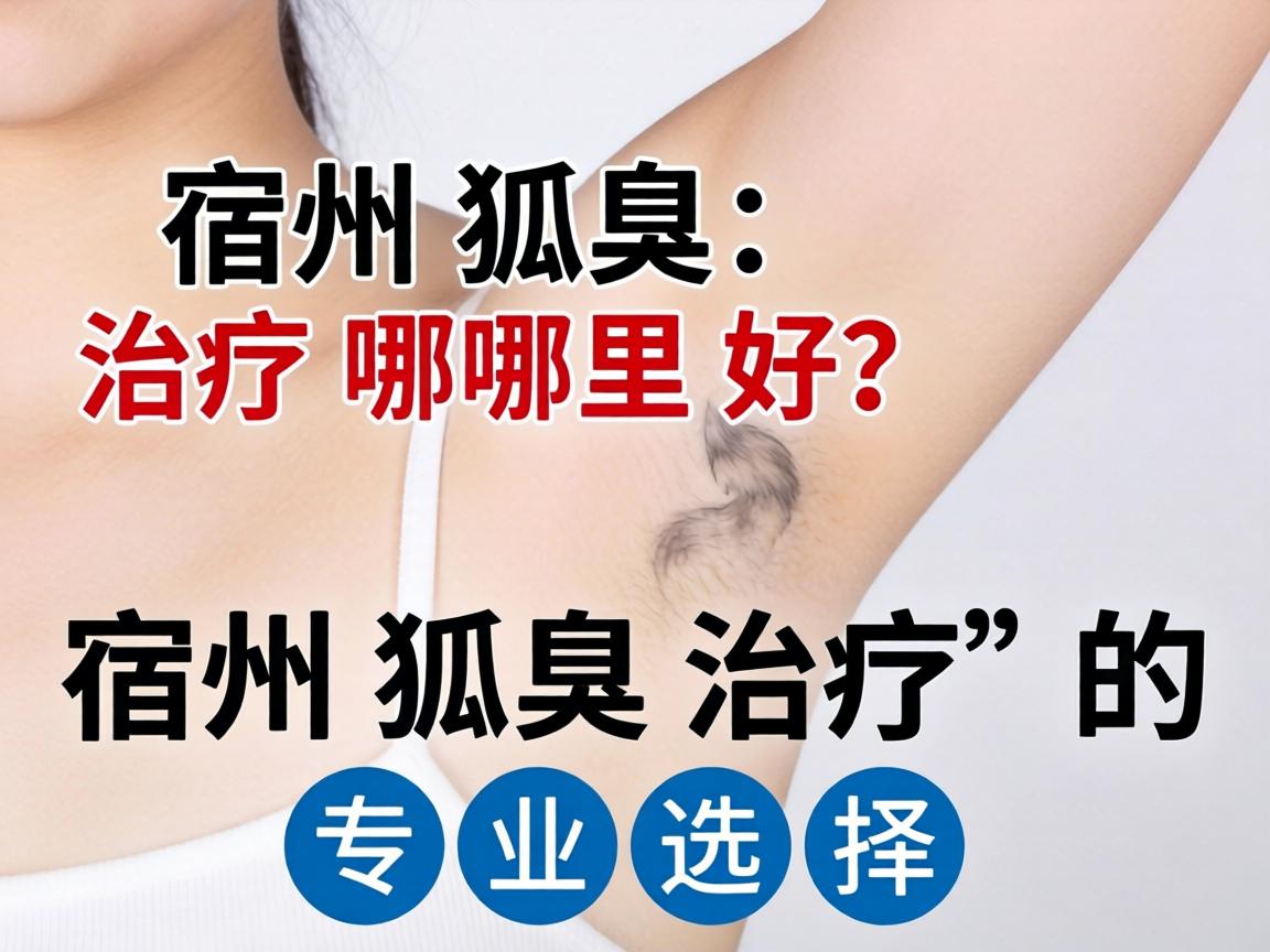 宿州狐臭治疗哪里好？详解宿州狐臭治疗的专业选择