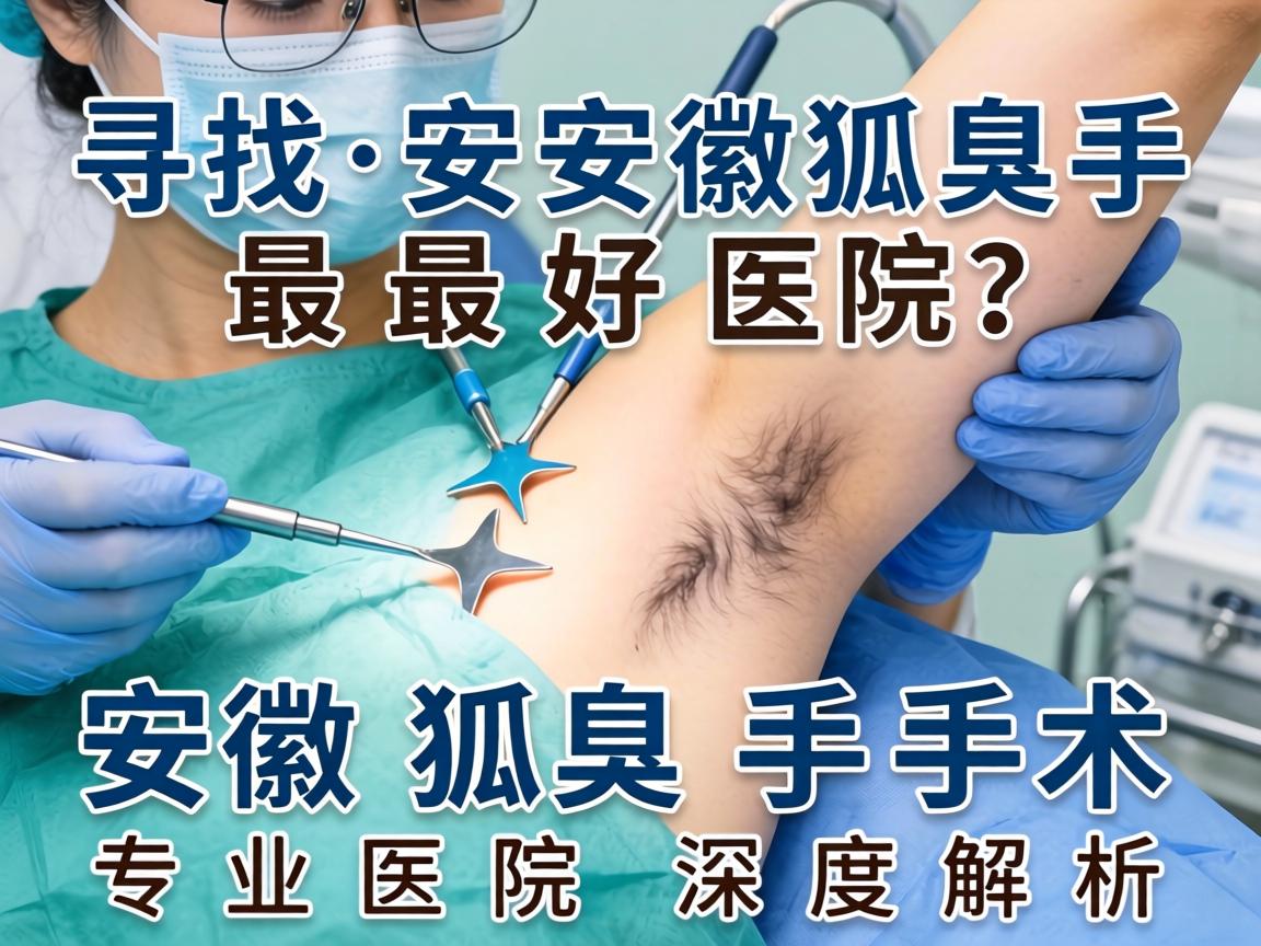 寻找安徽狐臭手术最好医院？安徽狐臭手术专业医院深度解析