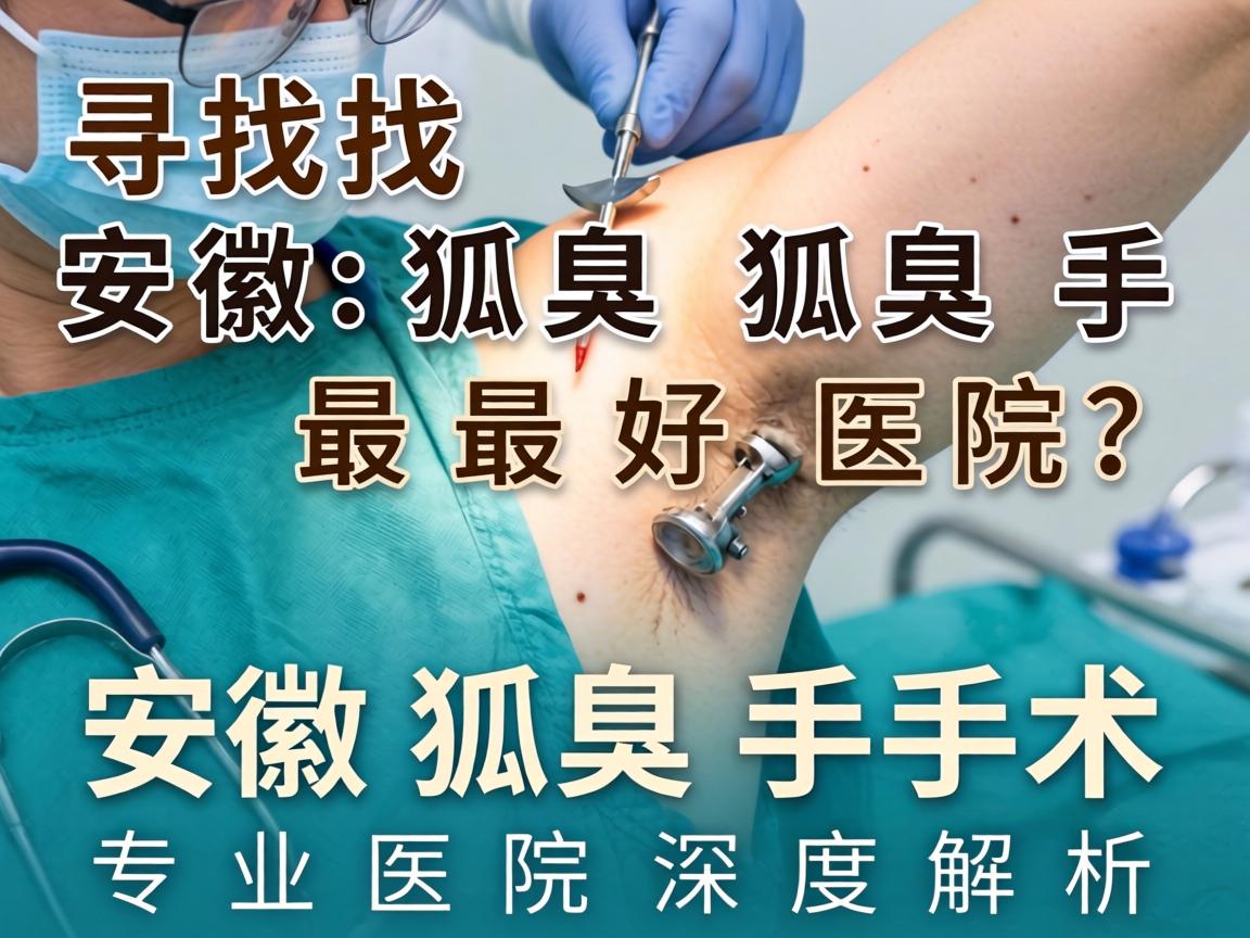 寻找安徽狐臭手术最好医院？安徽狐臭手术专业医院深度解析