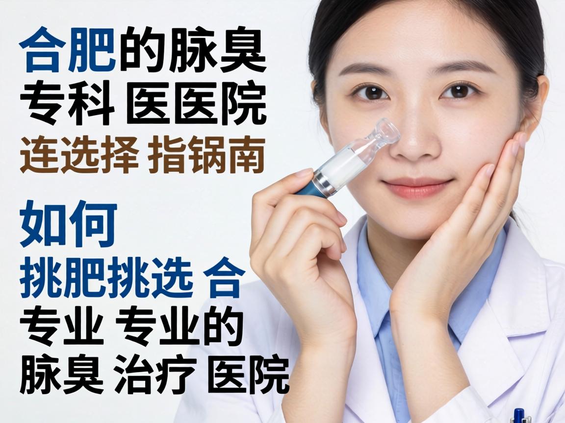 合肥腋臭专科医院选择指南，如何挑选合肥专业的腋臭治疗医院