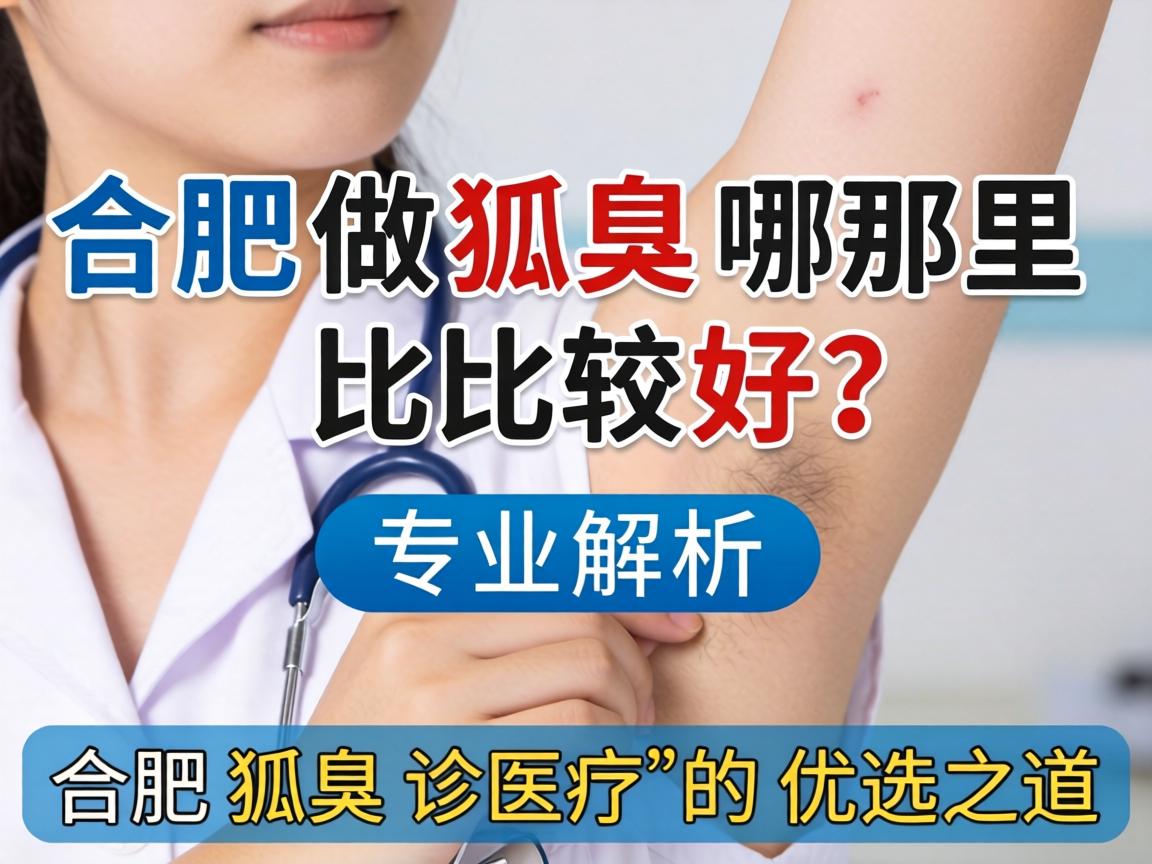 合肥做狐臭哪里比较好？专业解析合肥狐臭诊疗的优选之道