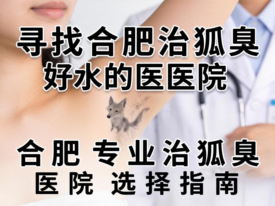寻找合肥治狐臭好的医院，合肥专业治狐臭医院选择指南