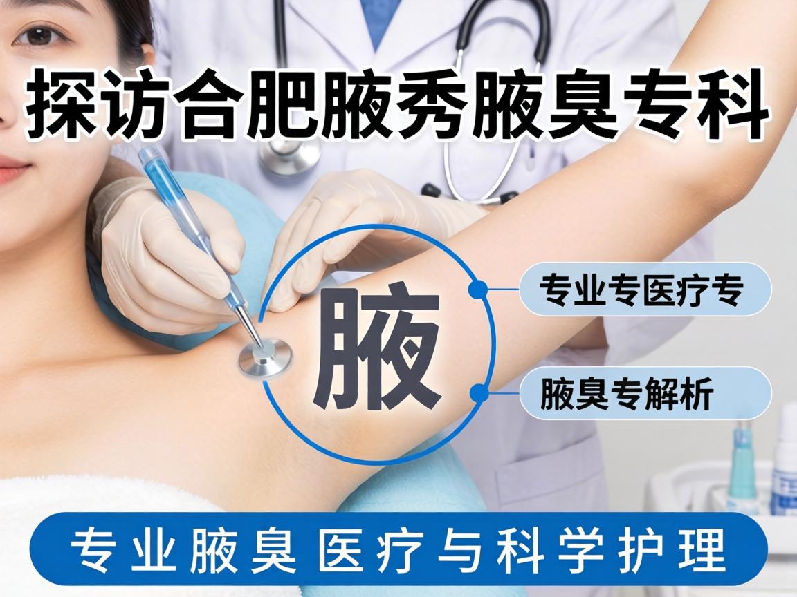 探访合肥腋秀腋臭专科，解析专业腋臭医疗与科学护理