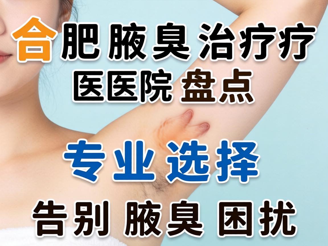 合肥腋臭治疗医院盘点，专业选择，告别腋臭困扰