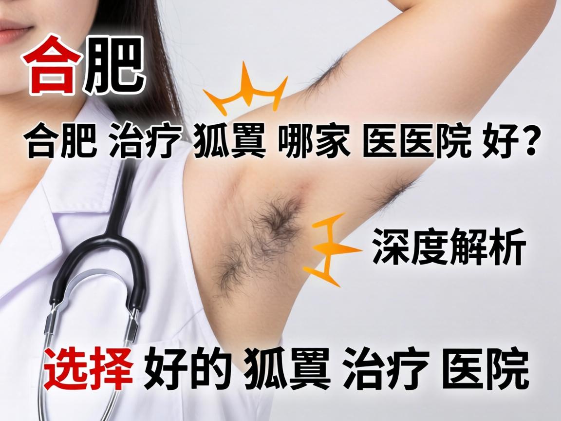 合肥治疗狐臭哪家医院好？深度解析如何选择好的狐臭治疗医院