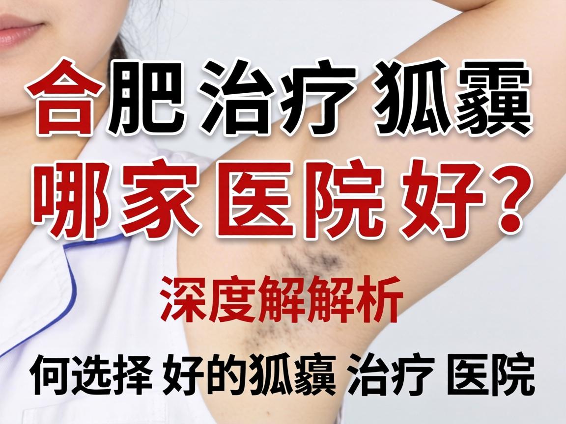 合肥治疗狐臭哪家医院好？深度解析如何选择好的狐臭治疗医院