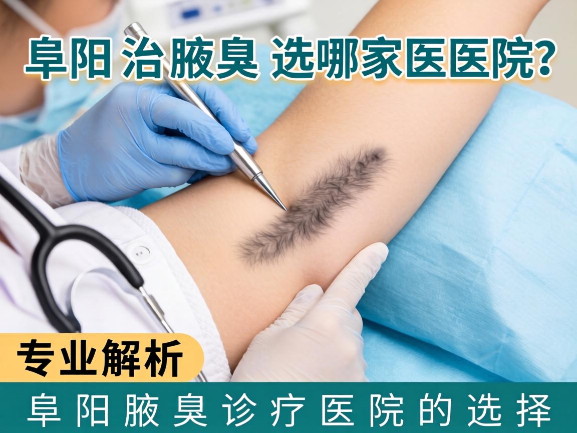 阜阳治腋臭选哪家医院？专业解析阜阳腋臭诊疗医院的选择
