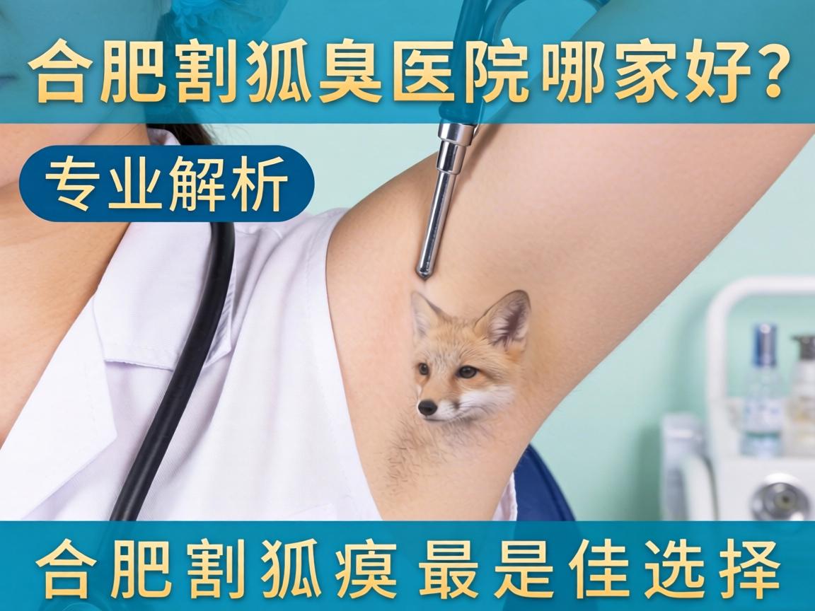 合肥割狐臭医院哪家好？专业解析合肥割狐臭最佳选择