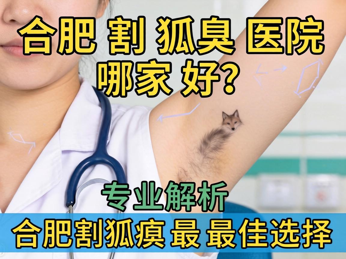 合肥割狐臭医院哪家好？专业解析合肥割狐臭最佳选择