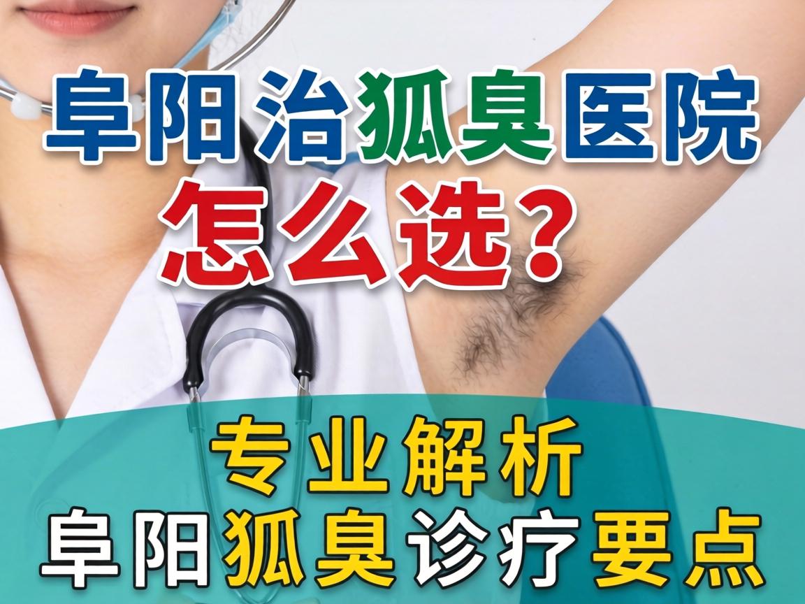 阜阳治狐臭医院怎么选？专业解析阜阳狐臭诊疗要点