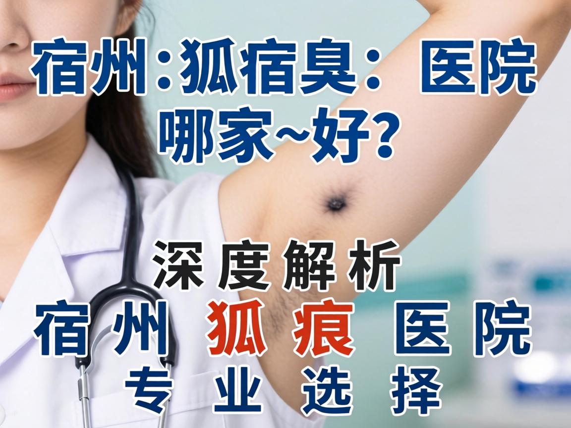 宿州狐臭医院哪家好？深度解析宿州狐臭医院专业选择
