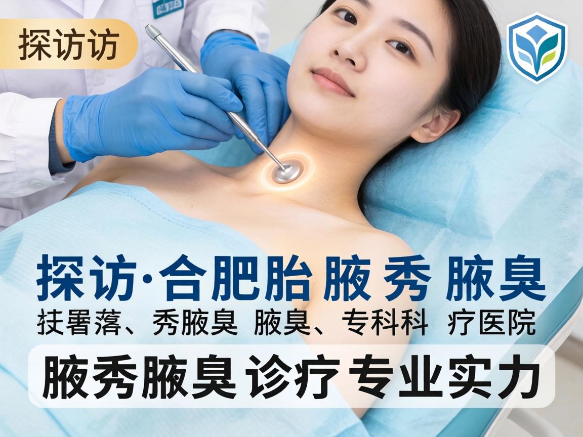 探访合肥腋秀腋臭专科医院，解析腋秀腋臭诊疗专业实力