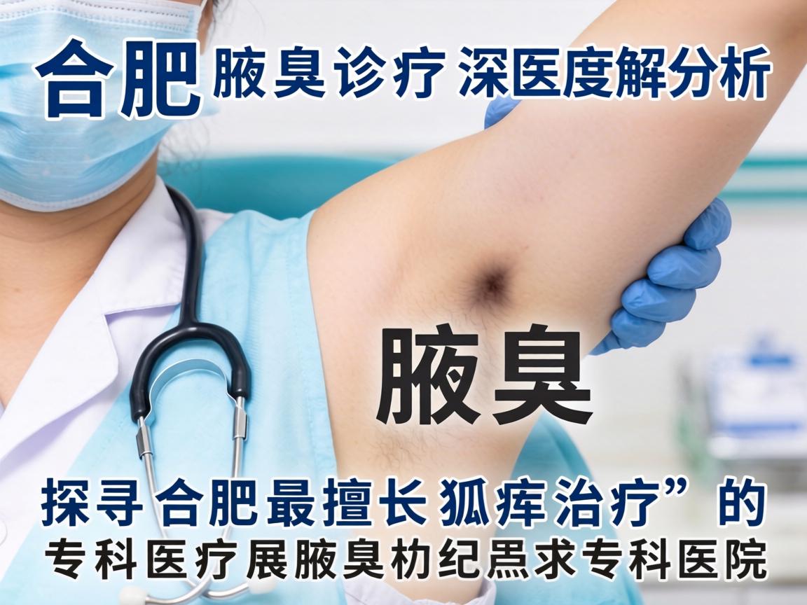 合肥腋臭诊疗医院深度解析，探寻合肥最擅长狐臭治疗的专科医院