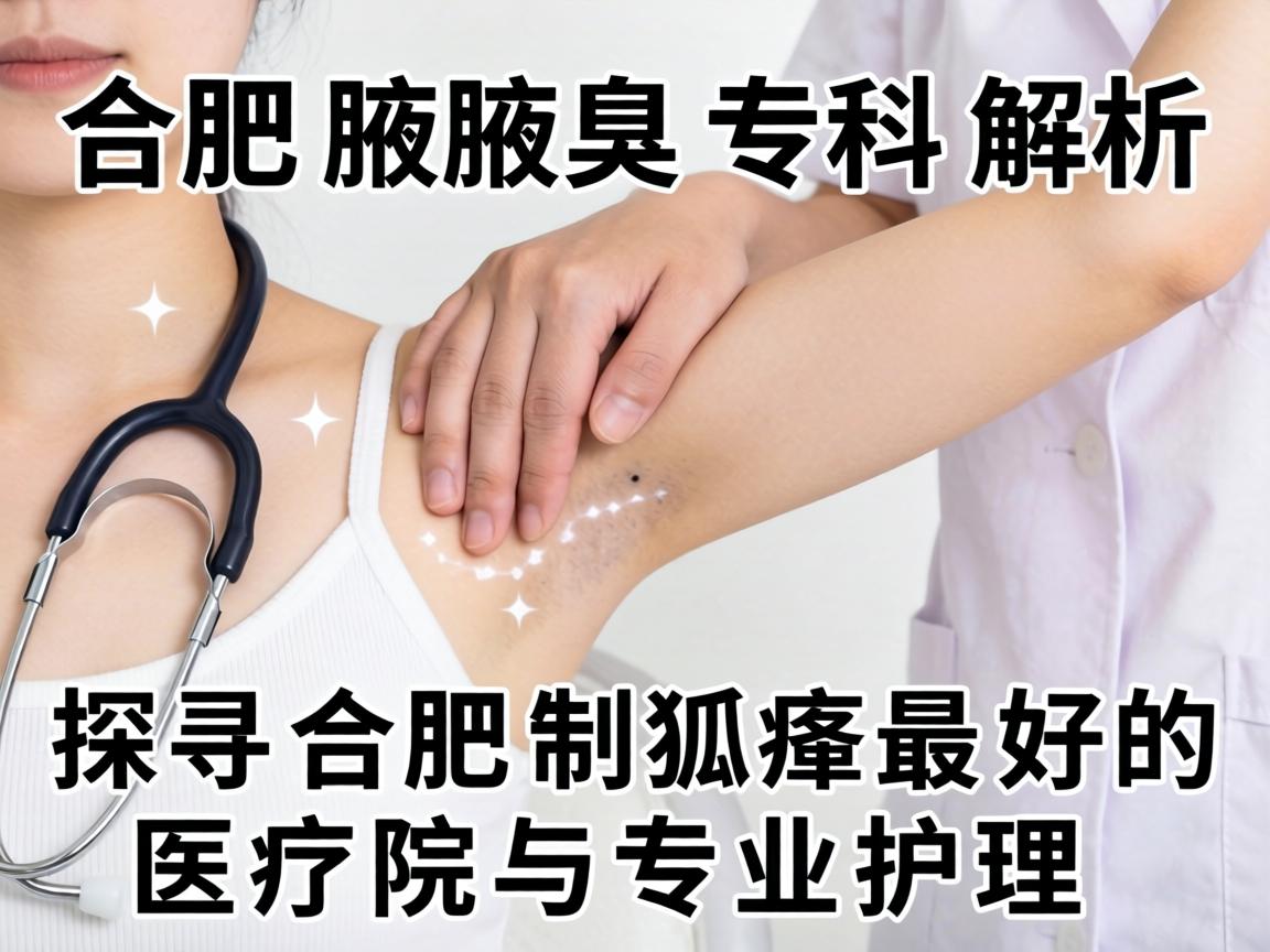 合肥腋臭专科解析，探寻合肥制狐臭最好的医院与专业护理