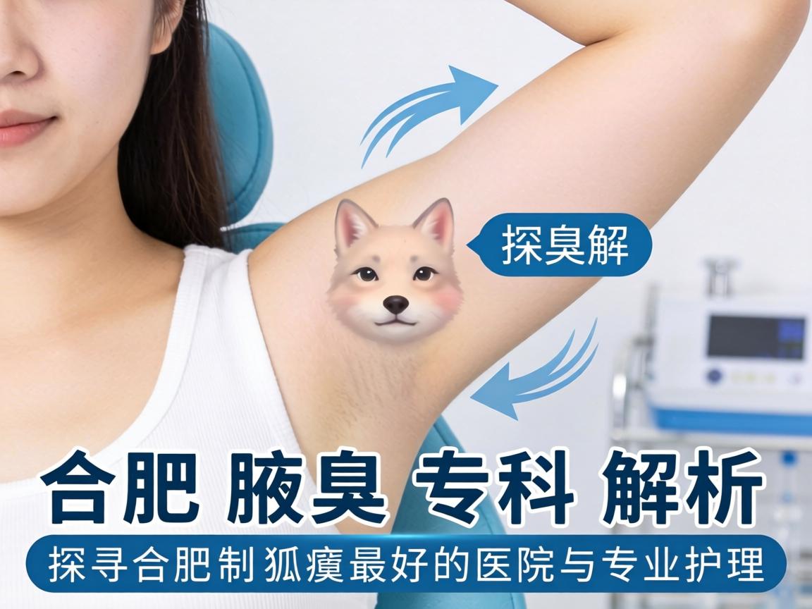 合肥腋臭专科解析，探寻合肥制狐臭最好的医院与专业护理