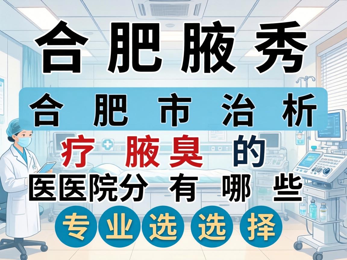 合肥腋秀解析，合肥市治疗腋臭的医院分别有哪些专业选择