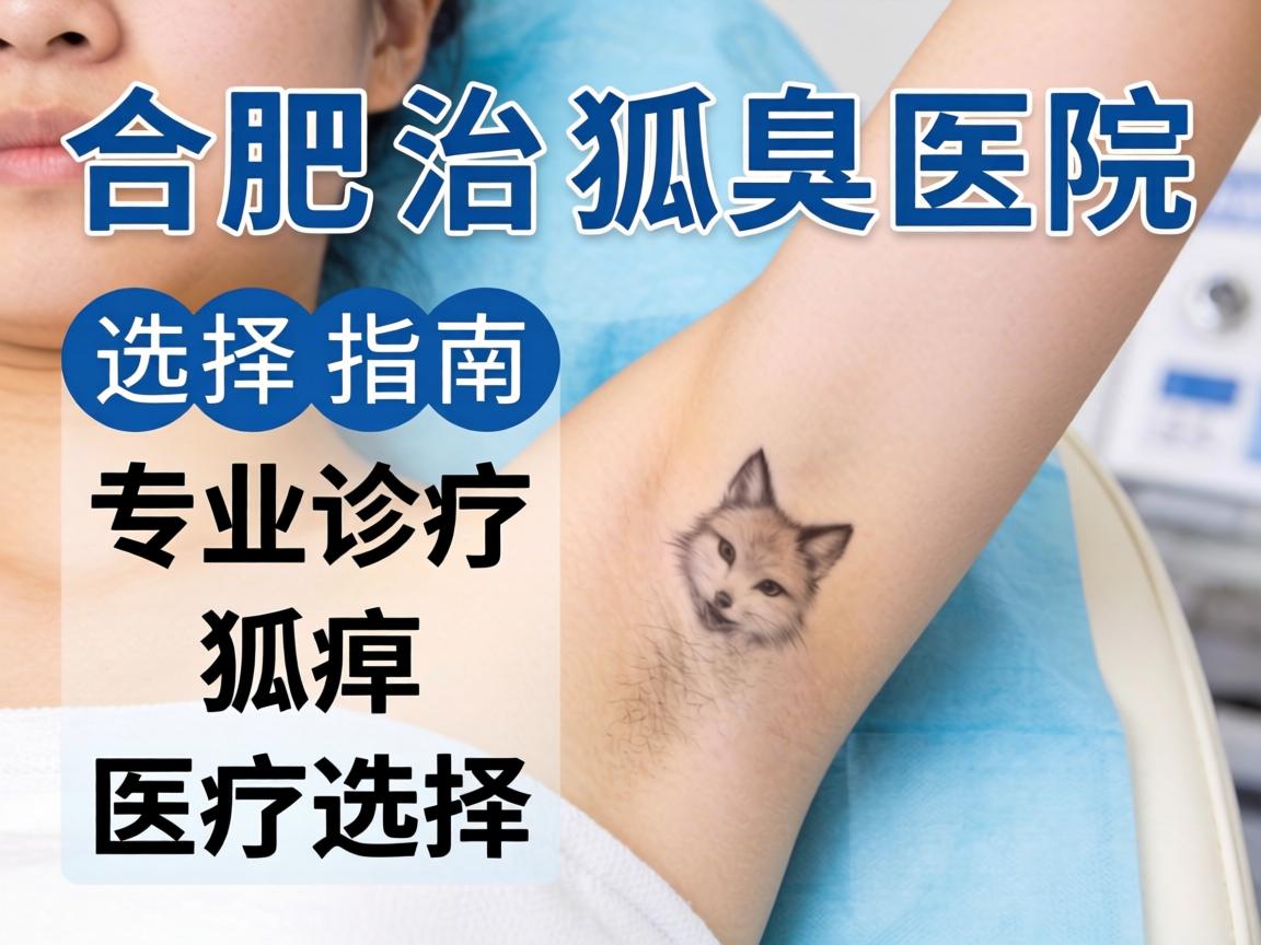 合肥治狐臭医院选择指南，专业诊疗狐臭的医疗选择