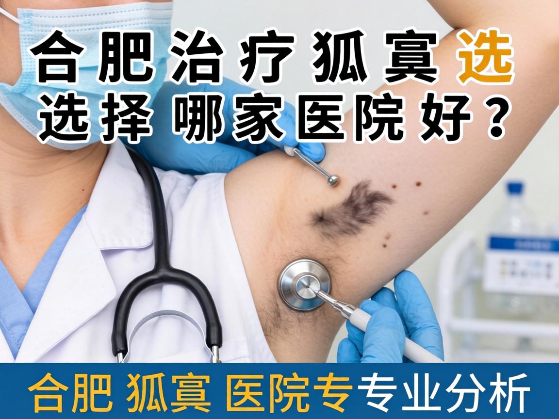 在合肥治疗狐臭选择哪家医院好？合肥狐臭医院专业分析