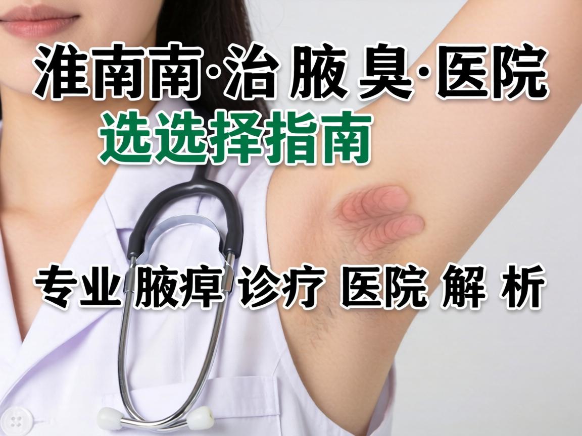 淮南治腋臭医院选择指南，专业腋臭诊疗医院解析