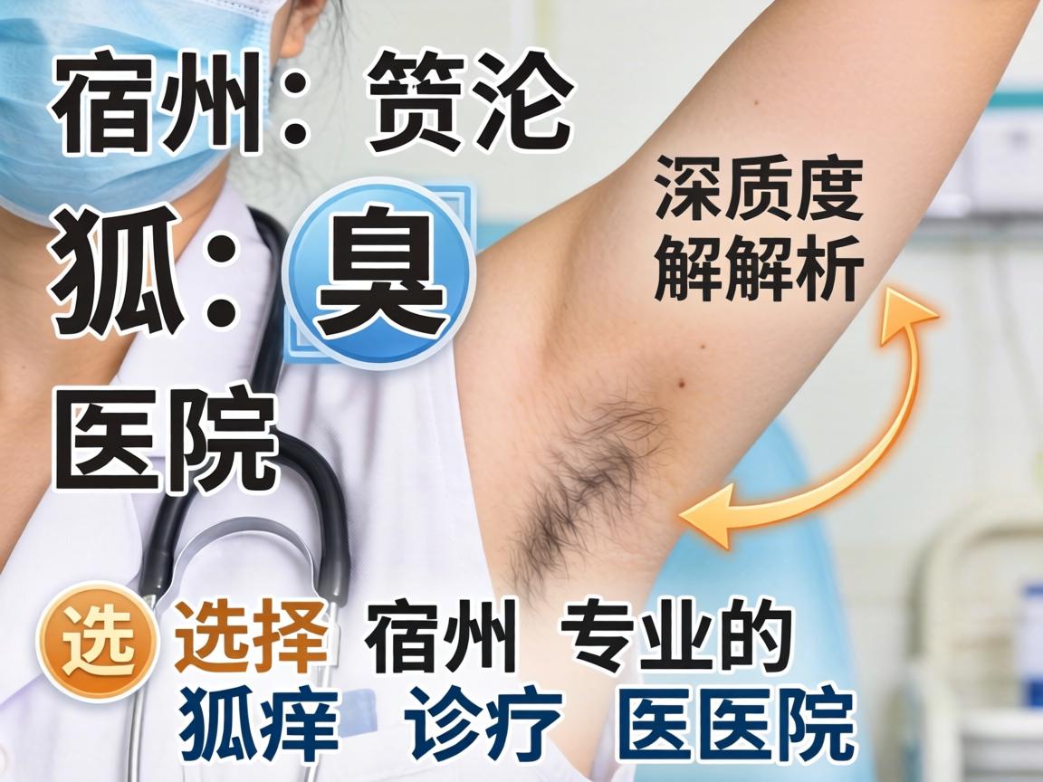 宿州狐臭医院深度解析，如何选择宿州专业的狐臭诊疗医院