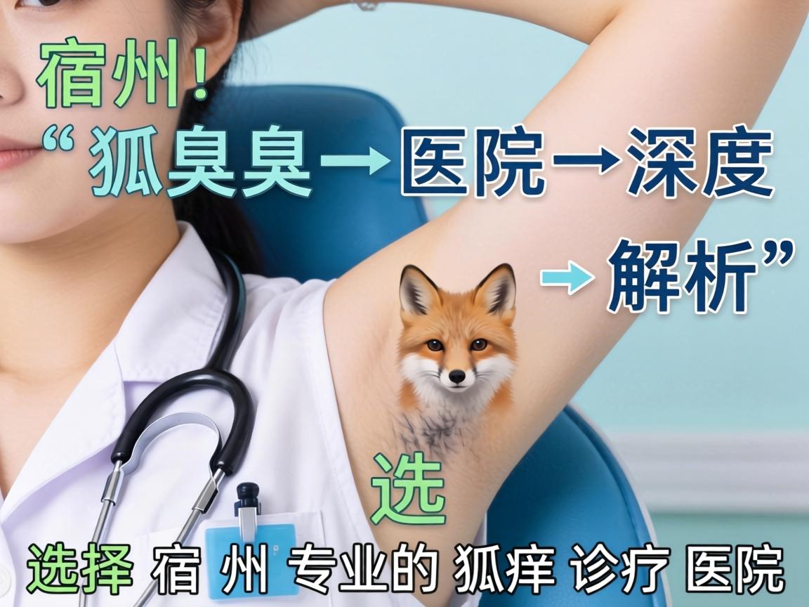 宿州狐臭医院深度解析，如何选择宿州专业的狐臭诊疗医院