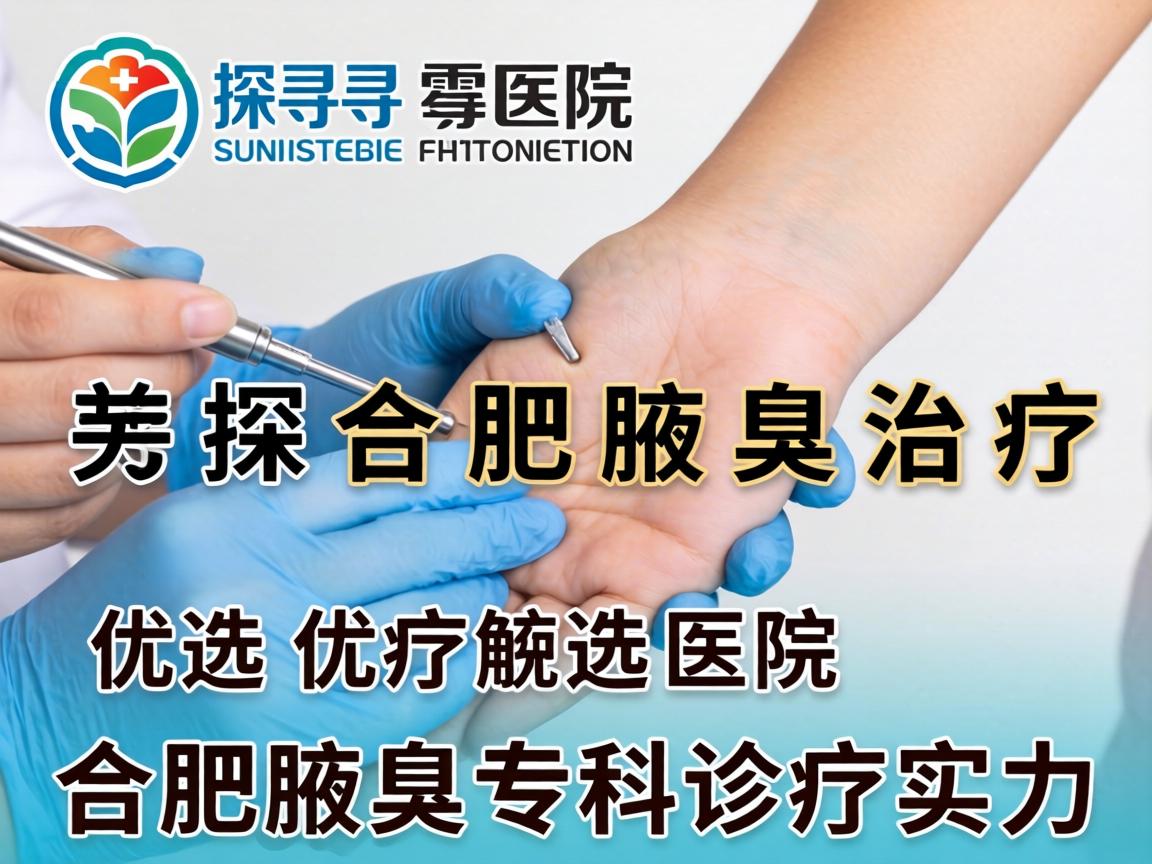 探寻合肥腋臭治疗优选医院，详解合肥腋臭专科诊疗实力