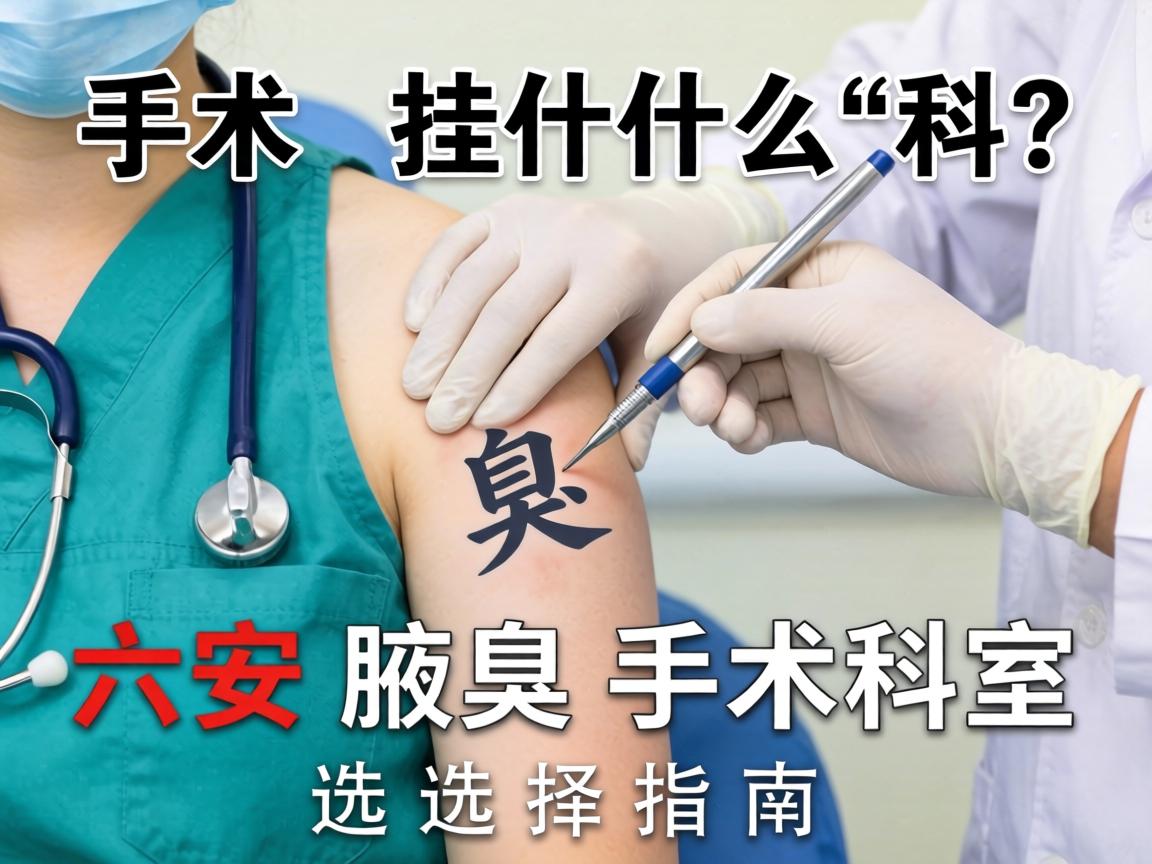 腋臭手术挂什么科?六安腋臭手术科室选择指南 腋臭手术挂什么科?六安腋臭手术科室选择指南