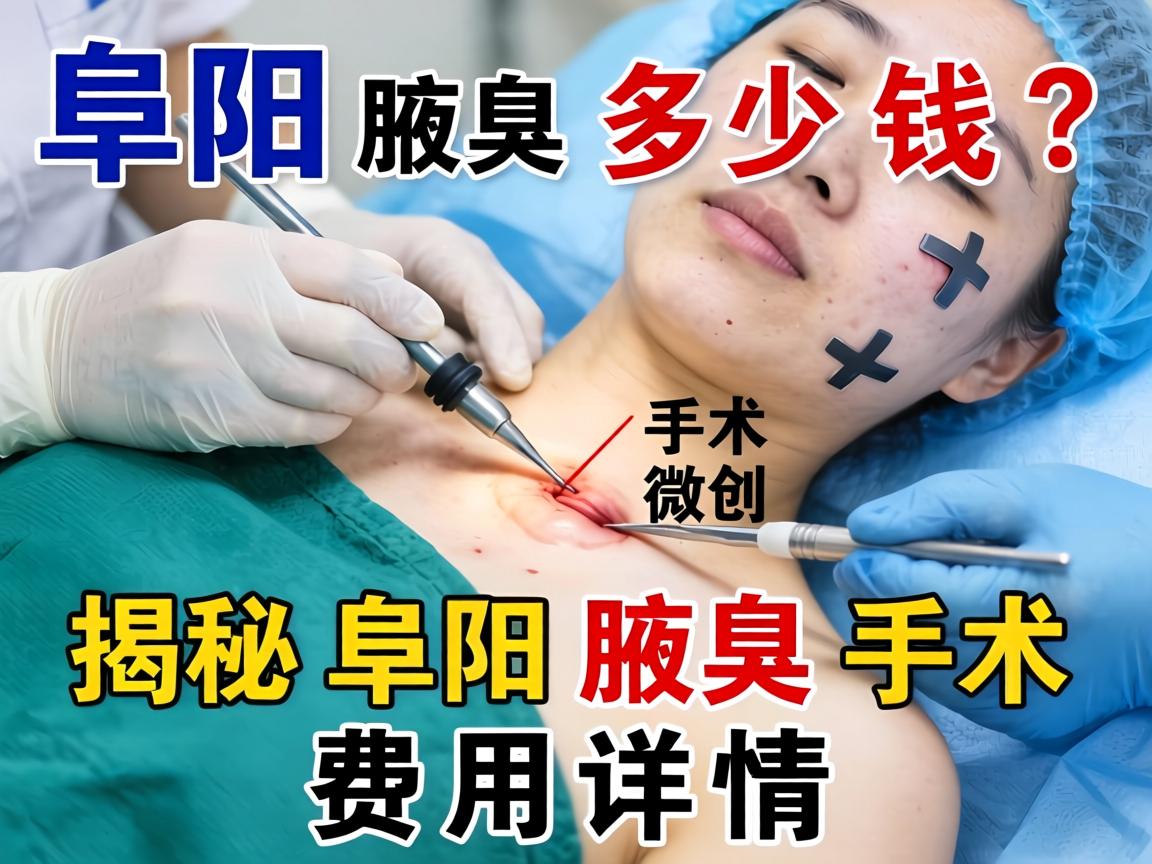 阜阳腋臭微创手术多少钱？揭秘阜阳腋臭手术费用详情