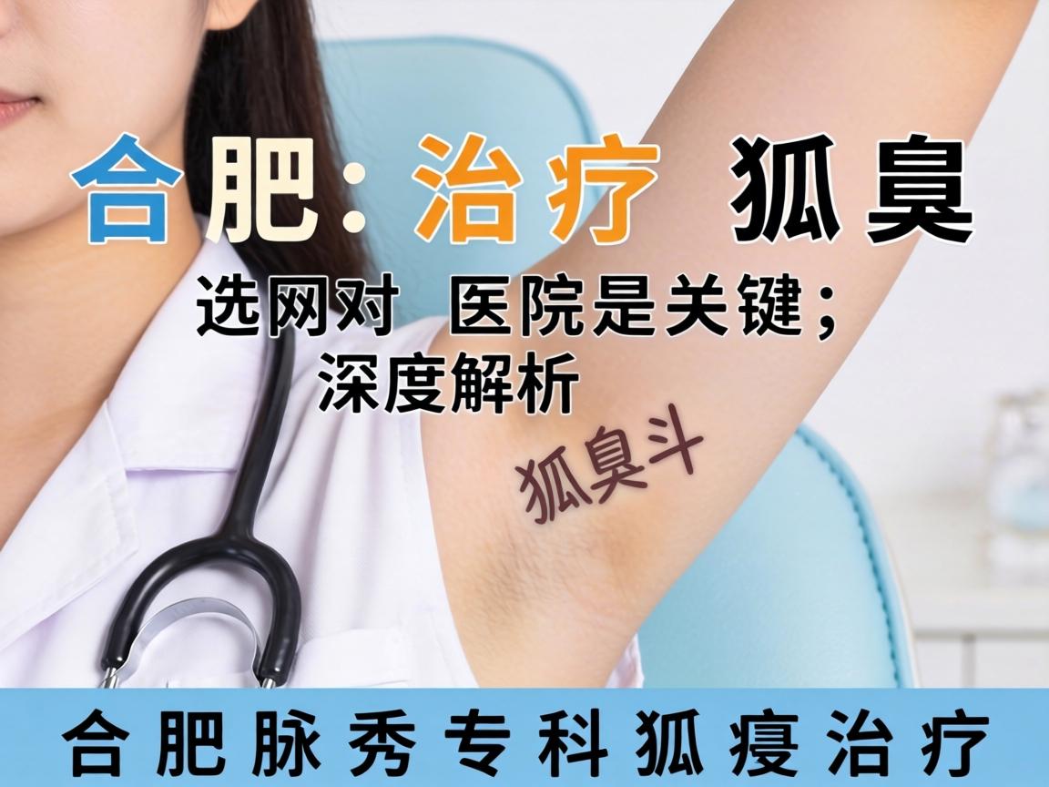 合肥治疗狐臭，选对医院是关键，深度解析合肥腋秀专科狐臭治疗