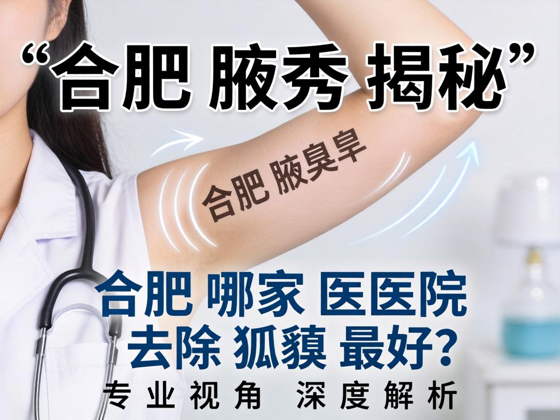 合肥腋秀揭秘，合肥哪家医院去除狐臭最好？专业视角深度解析