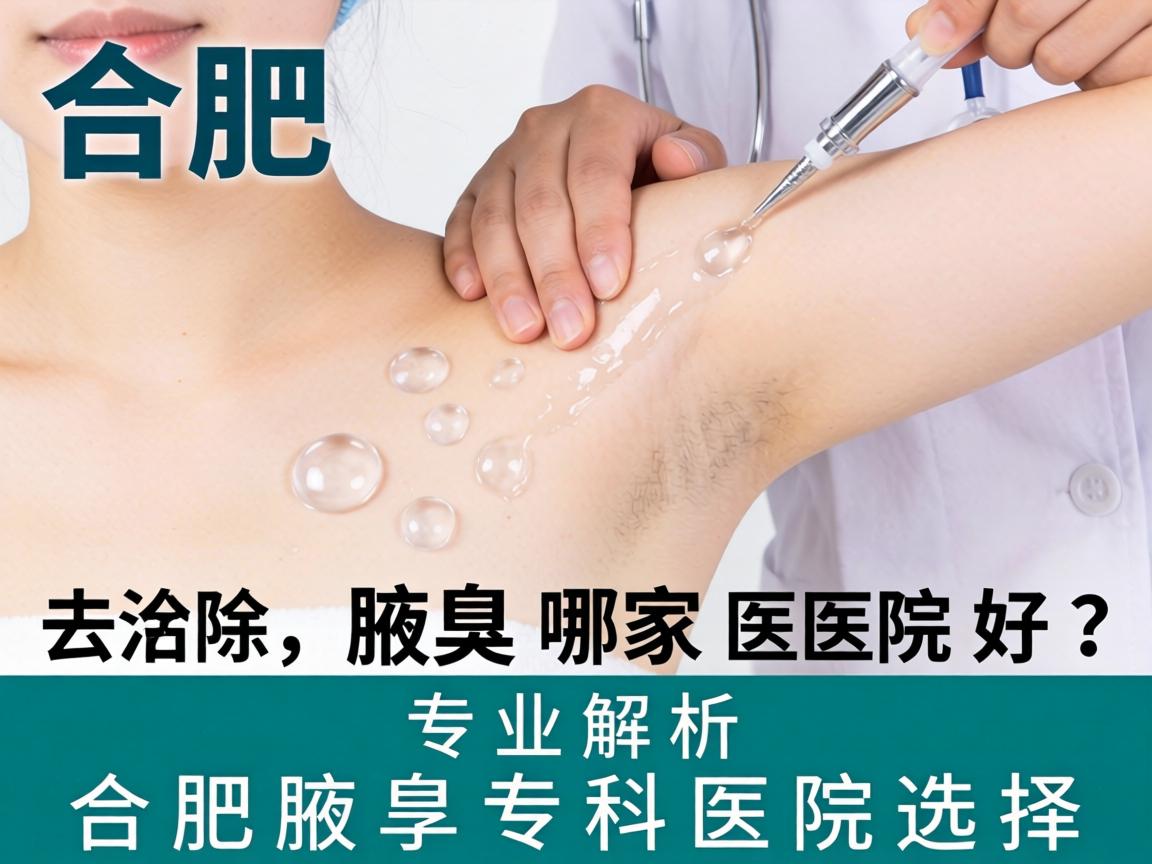 合肥去除腋臭哪家医院好？专业解析合肥腋臭专科医院选择