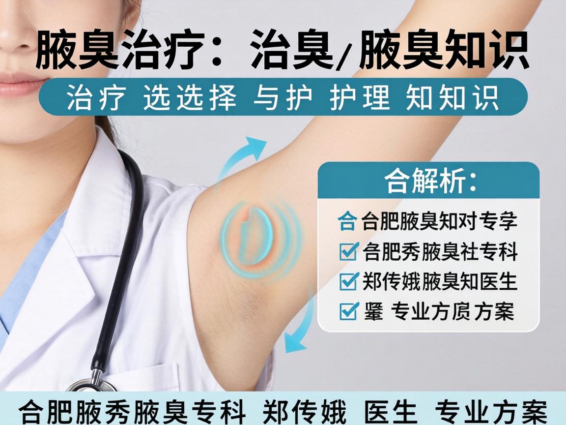 腋臭治疗选择与护理知识,解析合肥腋秀腋臭专科郑传娥医生专业方案 腋臭治疗选择与护理知识,解析合肥腋秀腋臭专科郑传娥医生专业方案