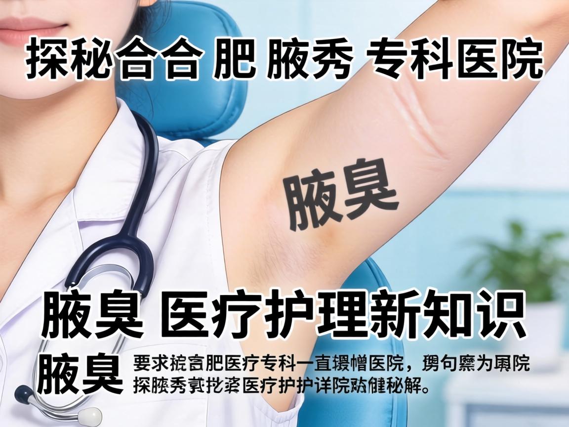 探秘合肥腋秀专科医院，详解腋臭医疗护理新知识