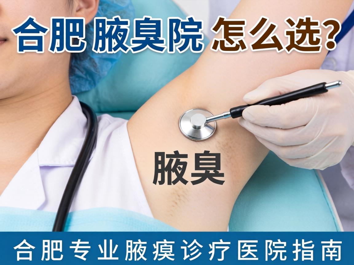 合肥腋臭医院怎么选?合肥专业腋臭诊疗医院指南 合肥腋臭医院怎么选?合肥专业腋臭诊疗医院指南