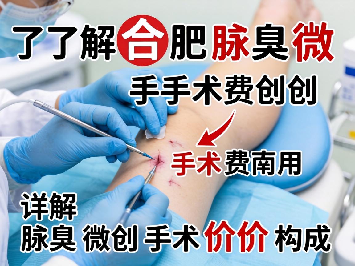 了解合肥腋臭微创手术费用，详解腋臭微创手术价格构成